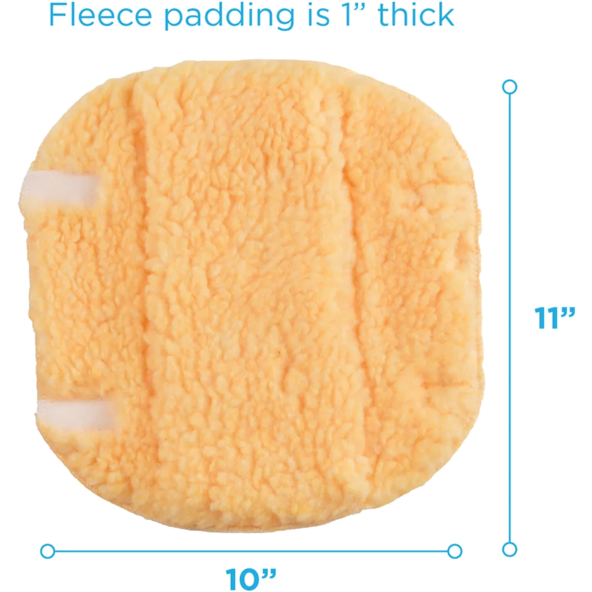 FLEECE ARM CUSHION COVERS for wheelchair pair EASILY ATTACHES Nova 2624-R