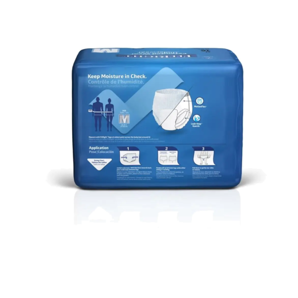 FitRight Extended Wear Underwear Unisex Overnight Absorbency M 28in–40in 64Ct - MSC53005 