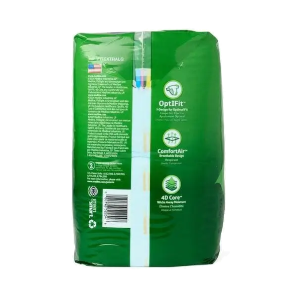 FitRight Extra Cloth-Like Adult Incontinence Briefs Unisex Heavy Absorbency L 44in–56in 80Ct -  FITEXTRALGZ