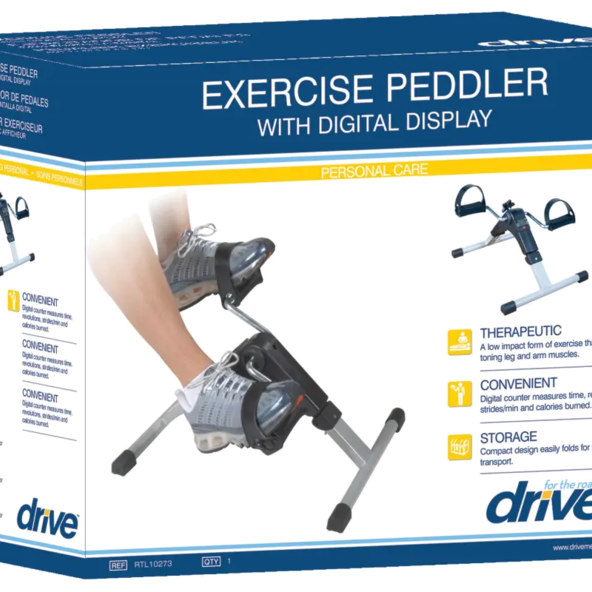 Folding Exercise Peddler with Digital Display - RTL10273