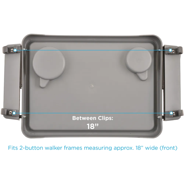 Folding Walker Tray for a two wheel walker - 436T