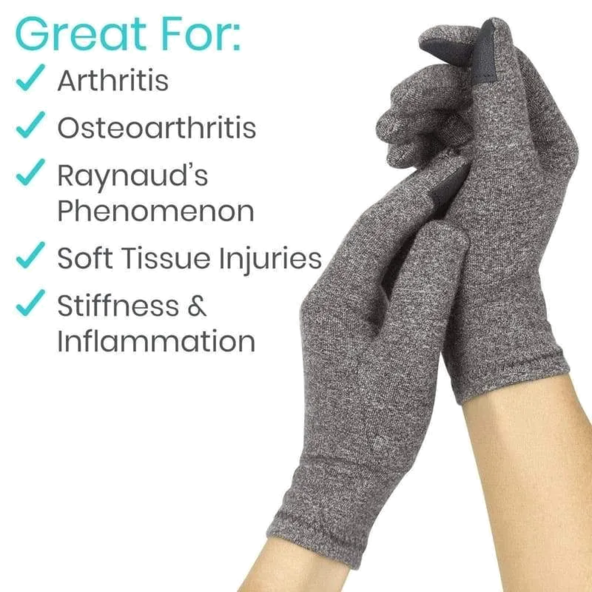 Full Finger Arthritis Gloves SOFT AND BREATHABLE Vive Health SUP2019