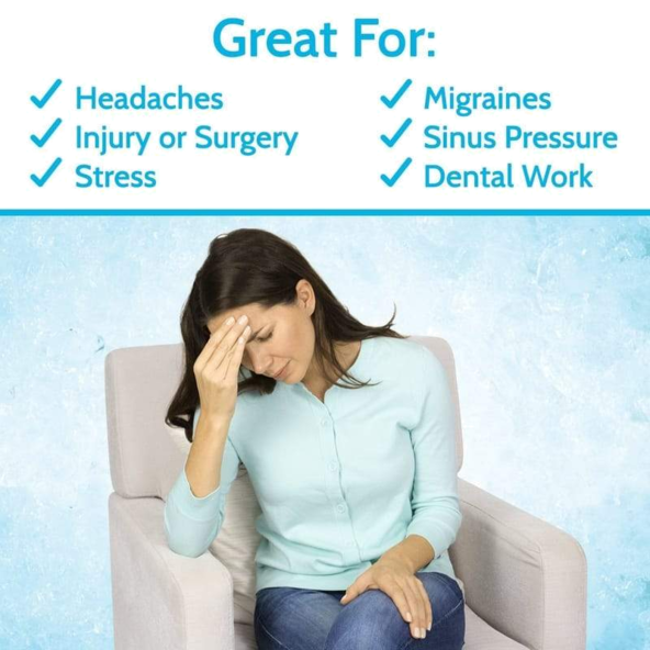 Full Head Ice Wrap vive health SUP2052GRY