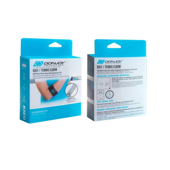 GOLF TENNIS ELBOW Molded compression pad Donjoy DA161EB01-BLK