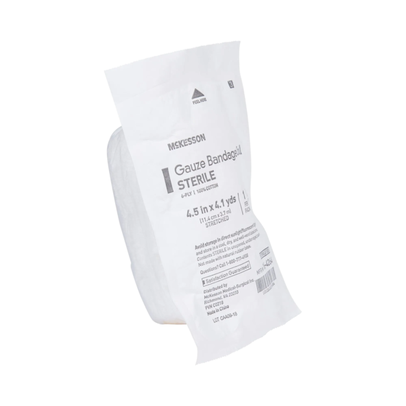 Gauze Bandage Roll Cotton Fluff wound protection McKesson 16-4264