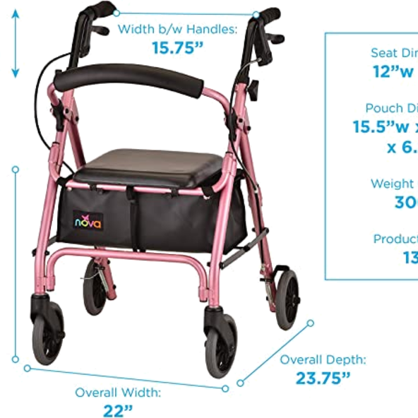 GetGo Petite Rollator Walker 4208cpl