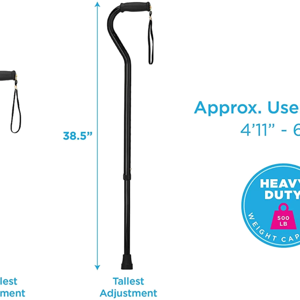 Heavy Duty Walking Cane 1080BK