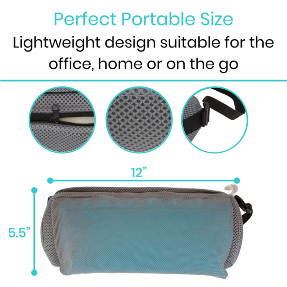 Ice Lumbar Roll Vive Health - CSH1083GRY