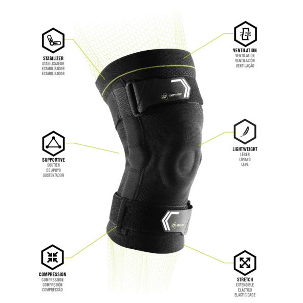 Knee Brace DonJoy - Hinged Knit Knee DP191KS01-SGR-L