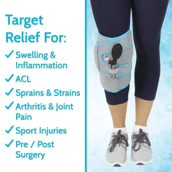 Knee Compression Ice Wrap - SUP2007GRY