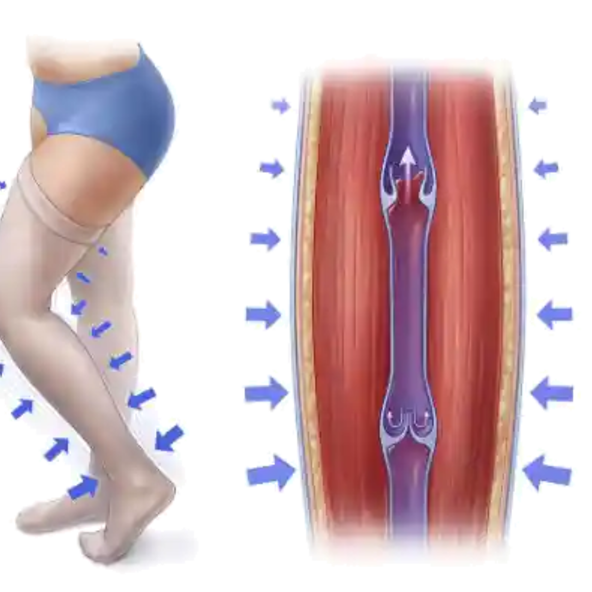 Knee High Compression Sock Sigvaris High tech 412CLM62