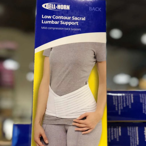 LOW CONTOUR LUMBO-SACRAL SUPPORT breathable elastic Donjoy l0625