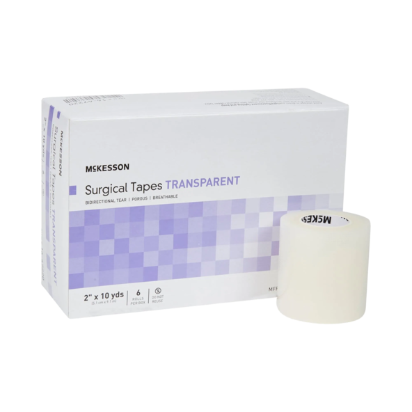Medical Tape McKesson Transparent Plastic 455538