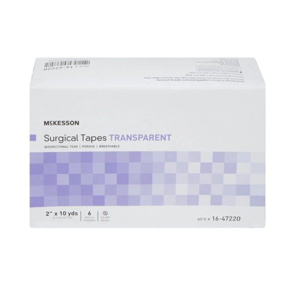 Medical Tape McKesson Transparent Plastic 455538
