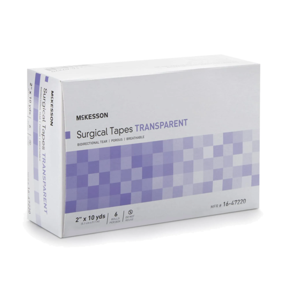 Medical Tape McKesson Transparent Plastic 455538