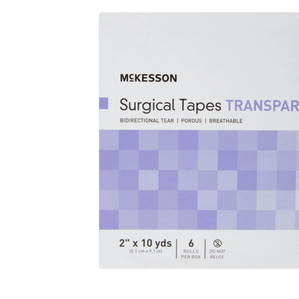 Medical Tape McKesson Transparent Plastic 455538