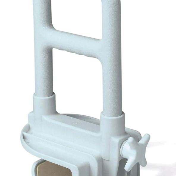 Medline Deluxe Bathtub Grab Bars with Microban MDS86321WPMB