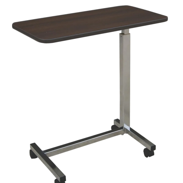 Medline Overbed Bedside Table with Wheels MDS104015