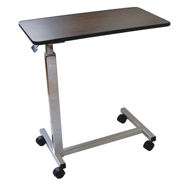 Medline Overbed Bedside Table with Wheels MDS104015