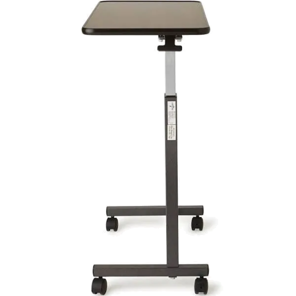 Medline Overbed Bedside Table with Wheels MDS104015