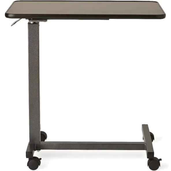 Medline Overbed Bedside Table with Wheels MDS104015