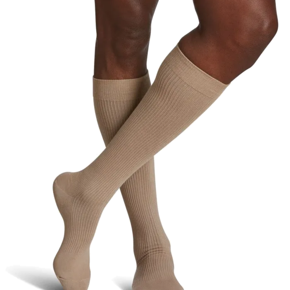 Men's Casual Cotton 186 Calf High Compression Socks B0035343Z2-A