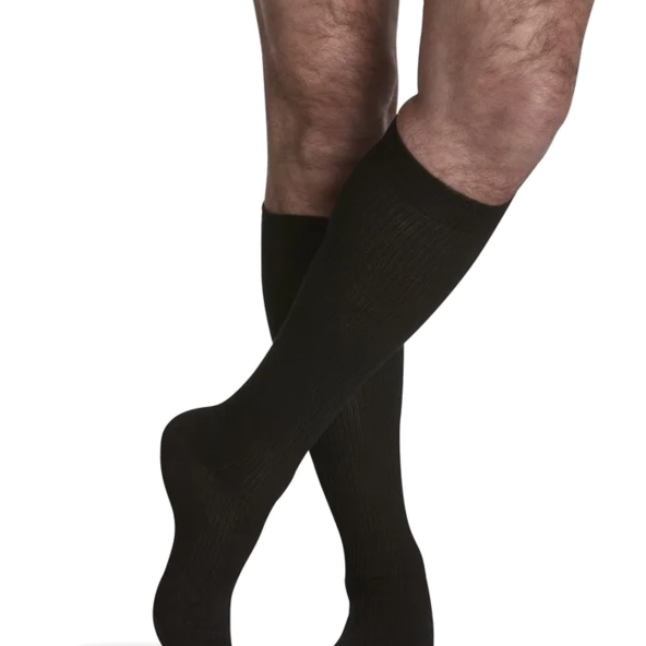 Men's Casual Cotton 186 Calf High Compression Socks B0035343Z2-B