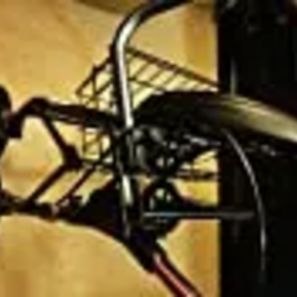 Mighty Mack Heavy Duty Rollator Walker 500 lb Weight Capacity, Bariatrics 4216BL