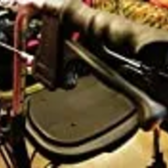 Mighty Mack Heavy Duty Rollator Walker 500 lb Weight Capacity, Bariatrics 4216BL