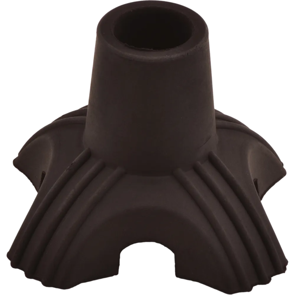 Mini Quad Cane Tip DURABLE RUBBER TRACTION BASE nova NOV-10041BK