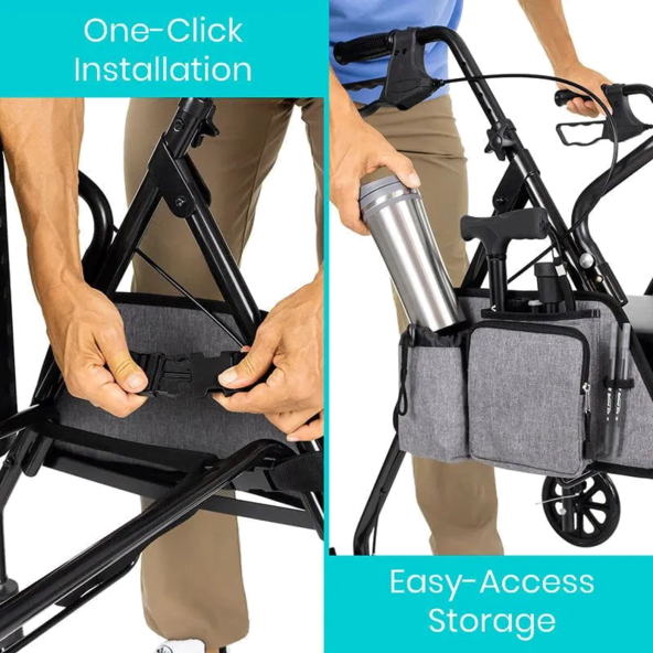 Mobility walker rollator Side Bag MOB1049GRY