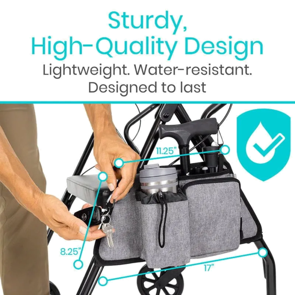 Mobility walker rollator Side Bag MOB1049GRY