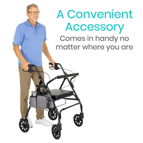 Mobility walker rollator Side Bag MOB1049GRY