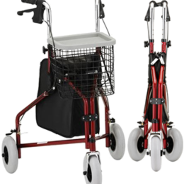 3 wheel rollator