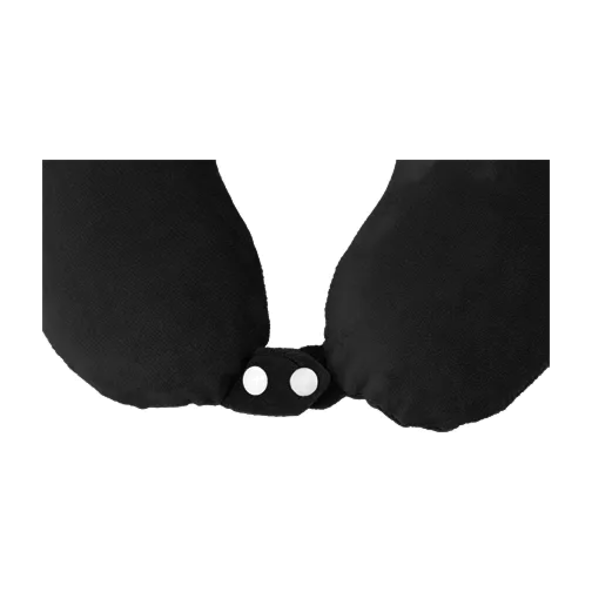 NOVA NECK PILLOW MEMORY FOAM LUXURIOUS VELOUR COVER BLACK 652308147798