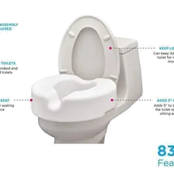 NOVA RAISED TLT SEAT - 8340-R