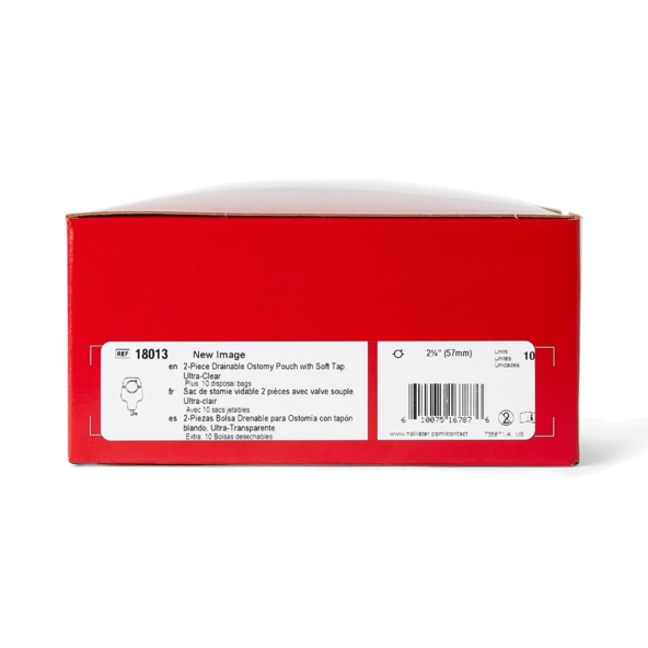 New Image 2-Piece High Output Drainable Pouches 2.25 Floating Flange HTP18013H