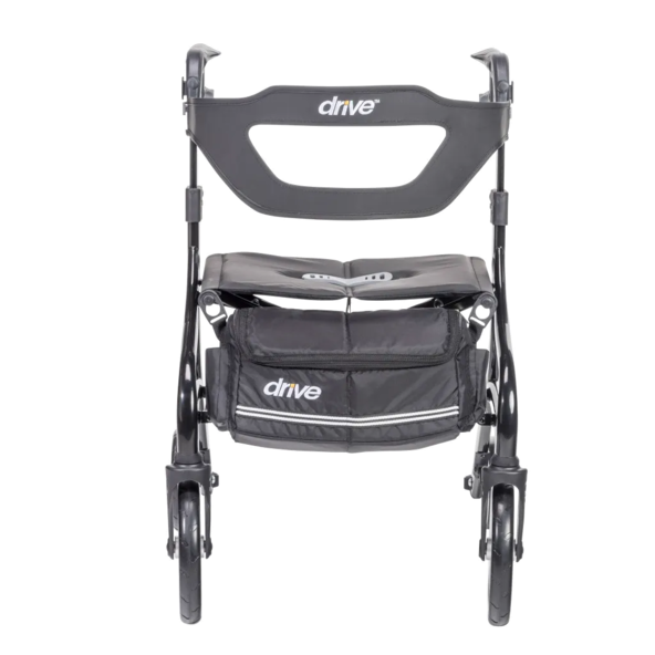 Nitro Sprint Rollator maneuverable over diverse terrain drive medical 102662BK