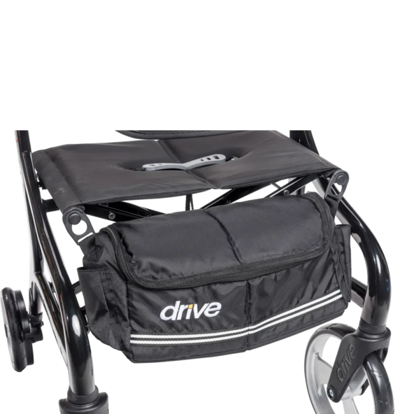 Nitro Sprint Rollator maneuverable over diverse terrain drive medical 102662BK