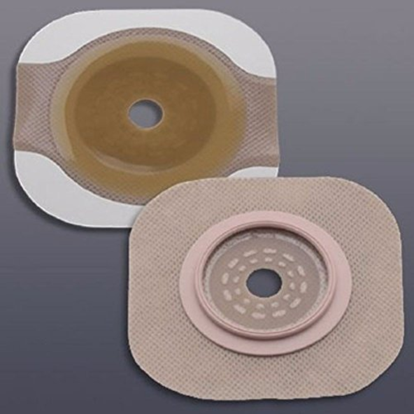 Ostomy Barrier Trim to Fit, Extended Wear Adhesive Tape 57 mm Flange Red Hydrocolloid  14603