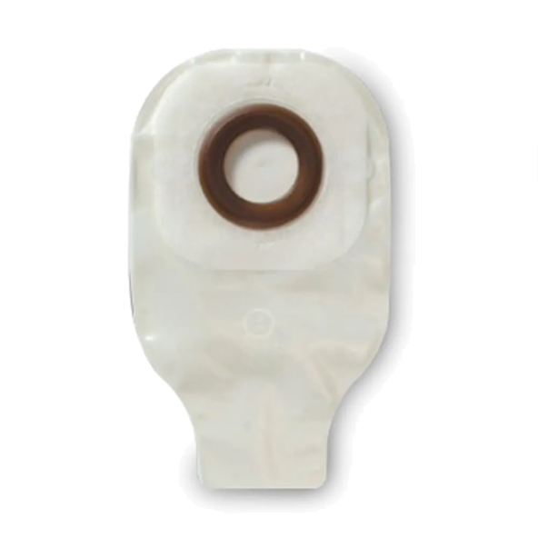 Ostomy Pouch Karaya 5 One-Piece System 9 Inch Length, Pre-Cut 78 Inch Stoma Drainable 3238