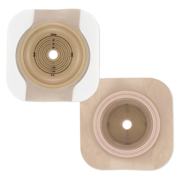 Ostomy Skin Barrier New Image™ CeraPlus™, Cut to Fit, 2-34 11704