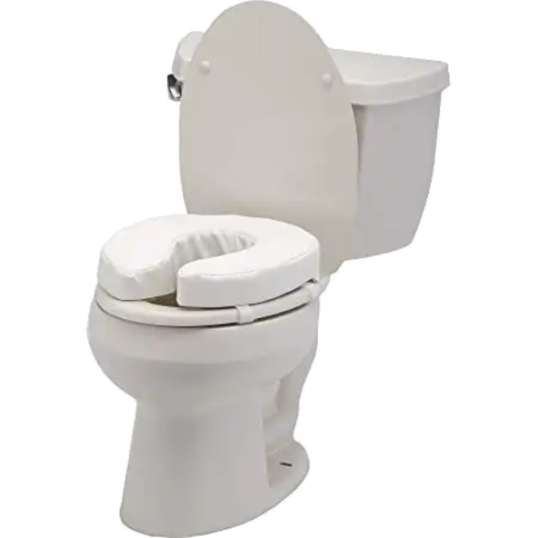 PADDED TOILET SEAT RISER - 2629-R