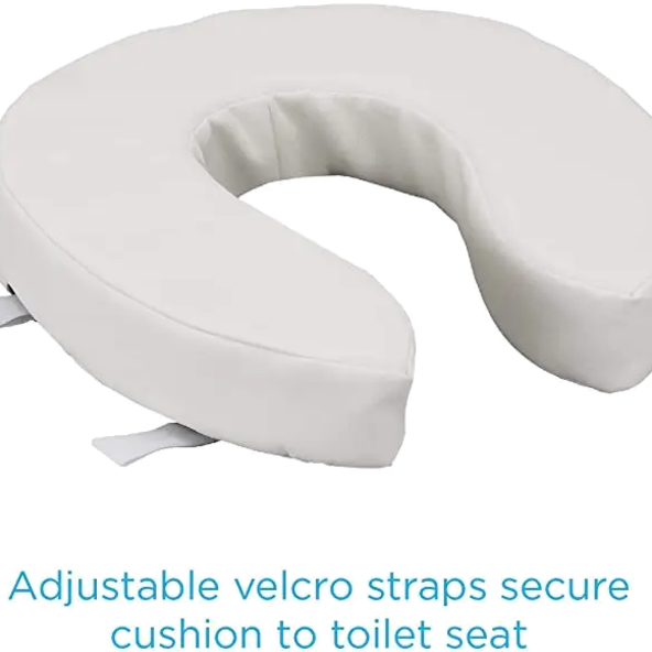 PADDED TOILET SEAT RISER - 2629-R