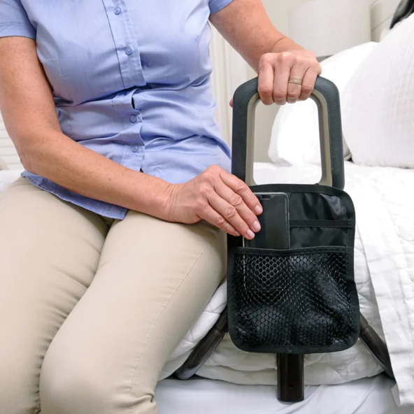 PT Bed Cane with Storage Pouch ORGANIZER POUCH PREVENT FALLS STR-2100