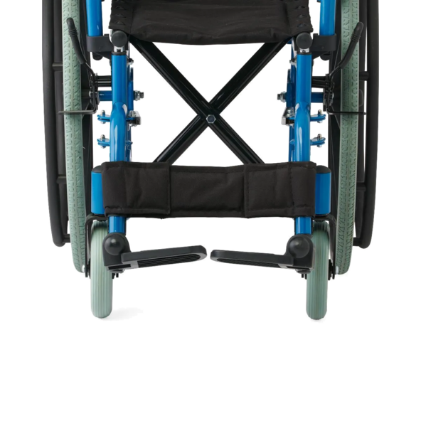 Pediatric Wheelchair dual-axle Adjustable telescoping handles Medline KPD4N22S1