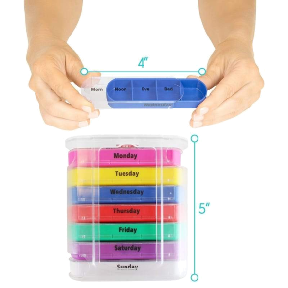 Pill Organizer Stackable Large LVA1062