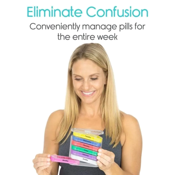 Pill Organizer Stackable Large LVA1062