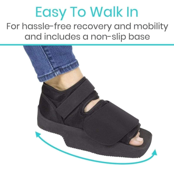 Post Op Shoe off load Heel Wedge RHB2011BLKXS