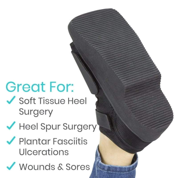 Post Op Shoe off load Heel Wedge RHB2011BLKXS